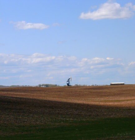Oil pumpjack in Alberta